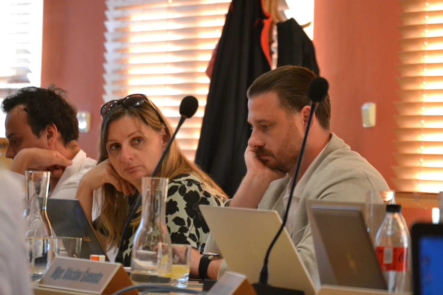 Zastupitelé Simona Luftová a Marek Školoud. Foto: Zprávy Příbram