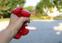 V areálu venkovního bazénu můžete vyzkoušet dva druhy cvičení
