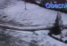 Policejní dron pomáhá dohlížet na opuštěné chaty