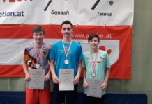 David Eršil bodoval na racketlonovém turnaji ve Vídni