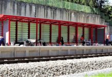 Nová železniční zastávka pomalu ukazuje svoji podobu