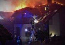 Desetimilionová škoda při požáru domu v Orlově