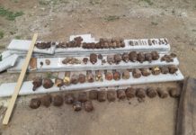 Při úpravě pozemku našla žena ruské granáty