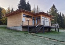 Práce na nové sauně na Novém rybníku vrcholí