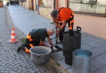 Začala výměna odpadkových košů v Pražské ulici