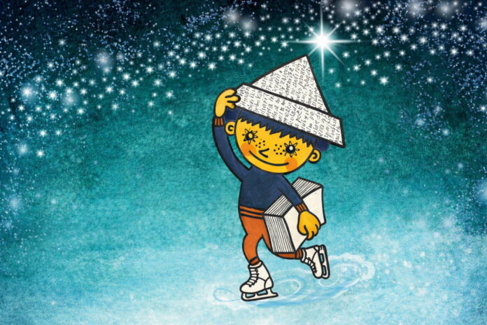 Večerníček brusle ilustrační