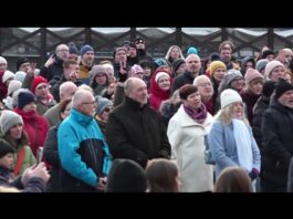 Lidé v Příbrami vyjádřili podporu prezidentu Petru Pavlovi